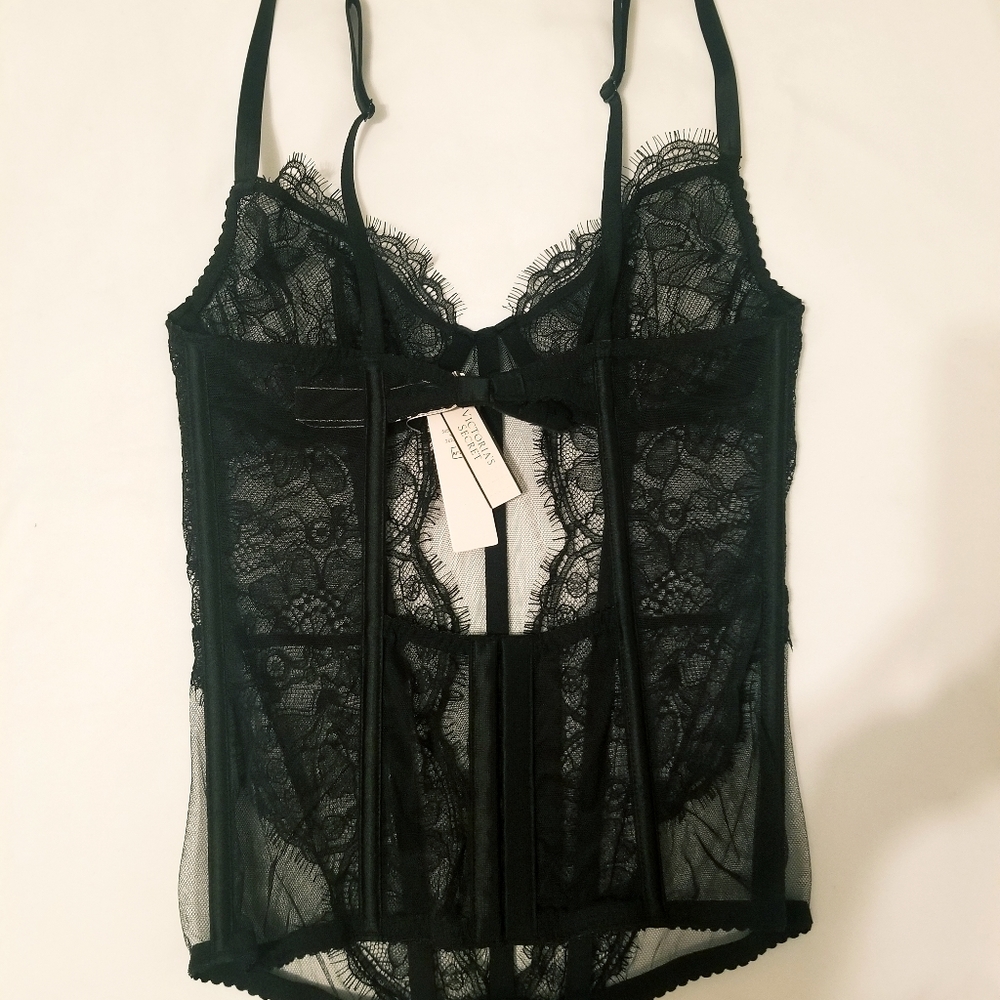 Victoria's Secret Very Sexy Shine Strap Corset🖤💕 - Picture 6 of 12